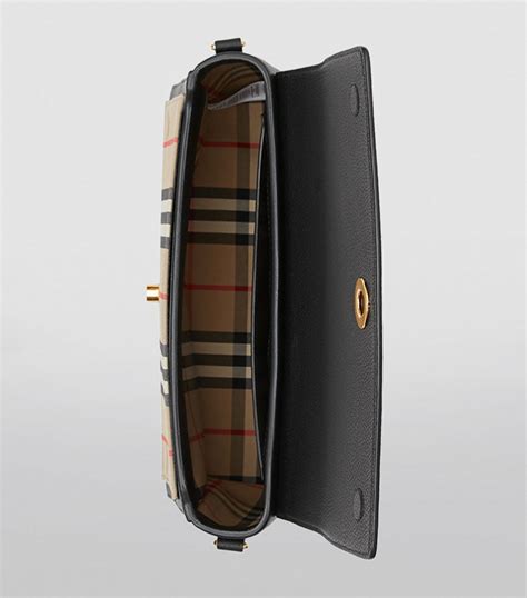 small leather cross check burberry|bloomingdale's Burberry Check note.